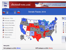 Tablet Screenshot of elections.electoral-vote.com